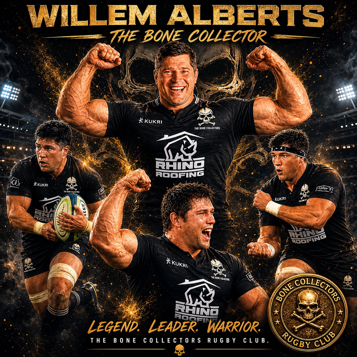 Rugby warrior — legend